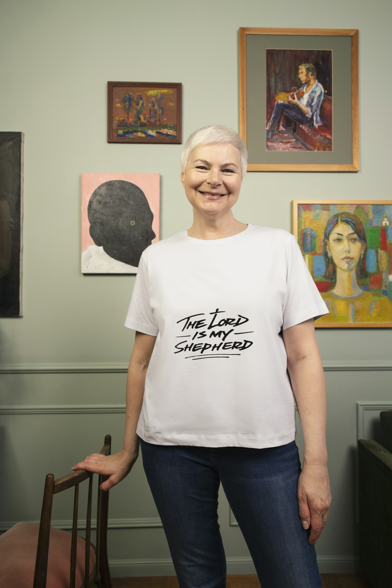 Psalm 23 Unisex T-hemp