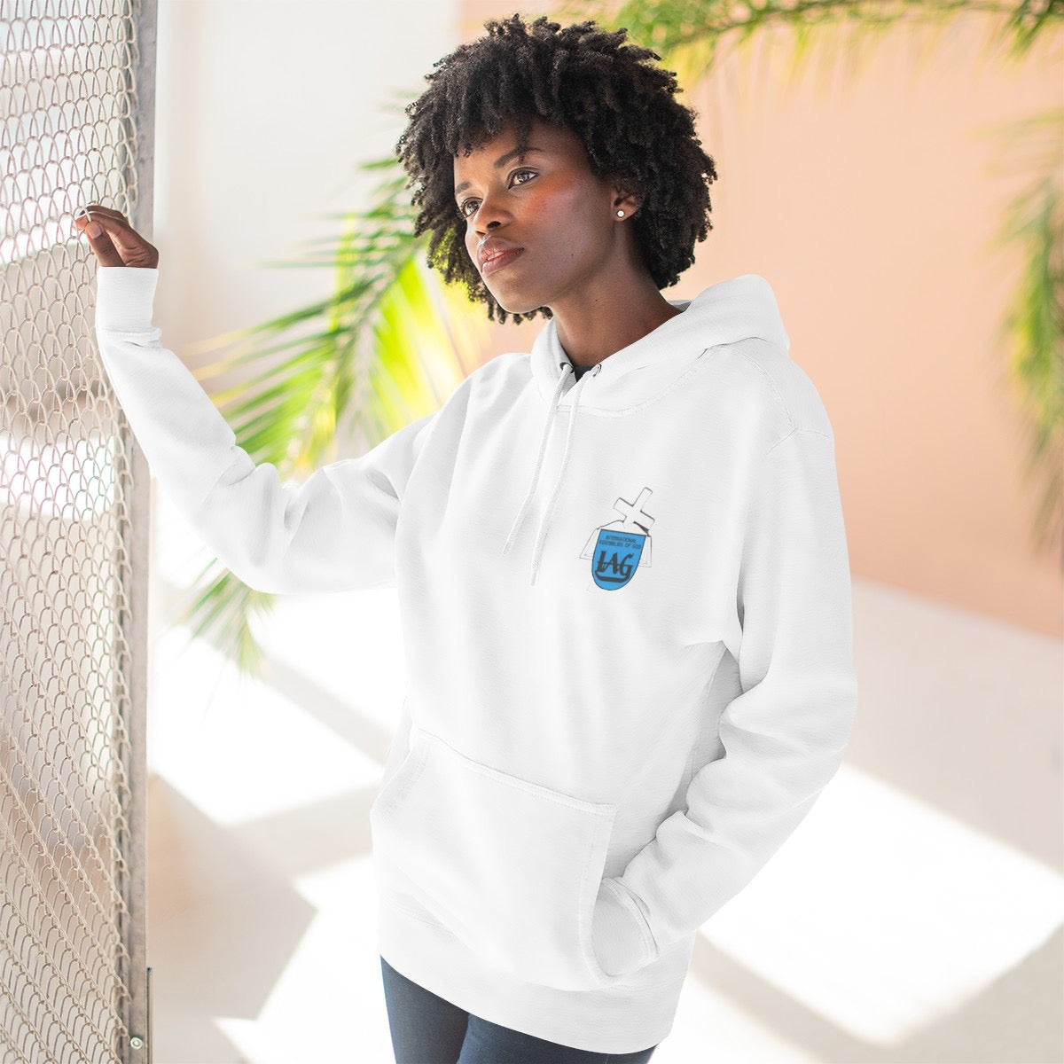 IAG Unisex Drie Paneel Fleece Hoodie