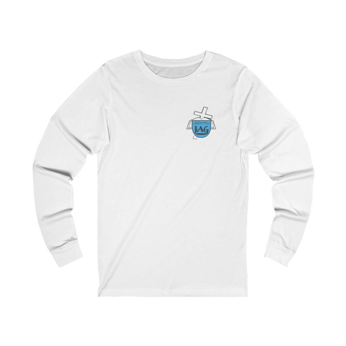 IAG White Unisex Long Sleeve T Shirt