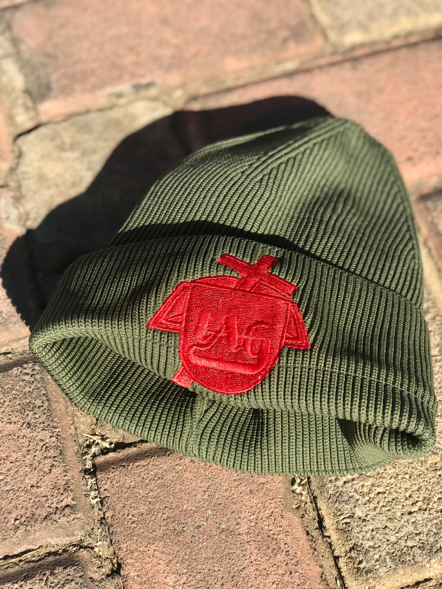 IAG Beanie - Army Green Catch Fire Edition