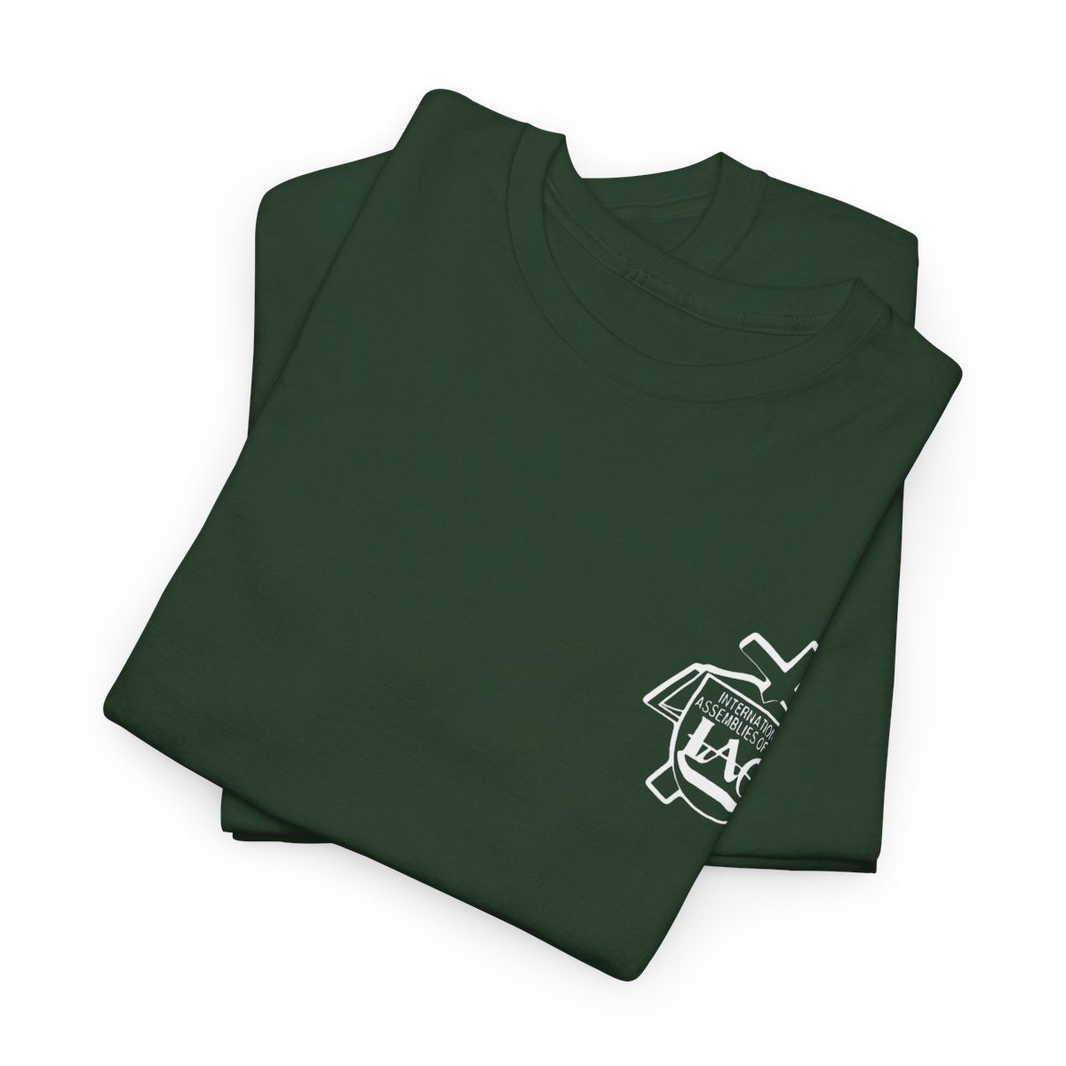 IAG wit logo Unisex T-hemp