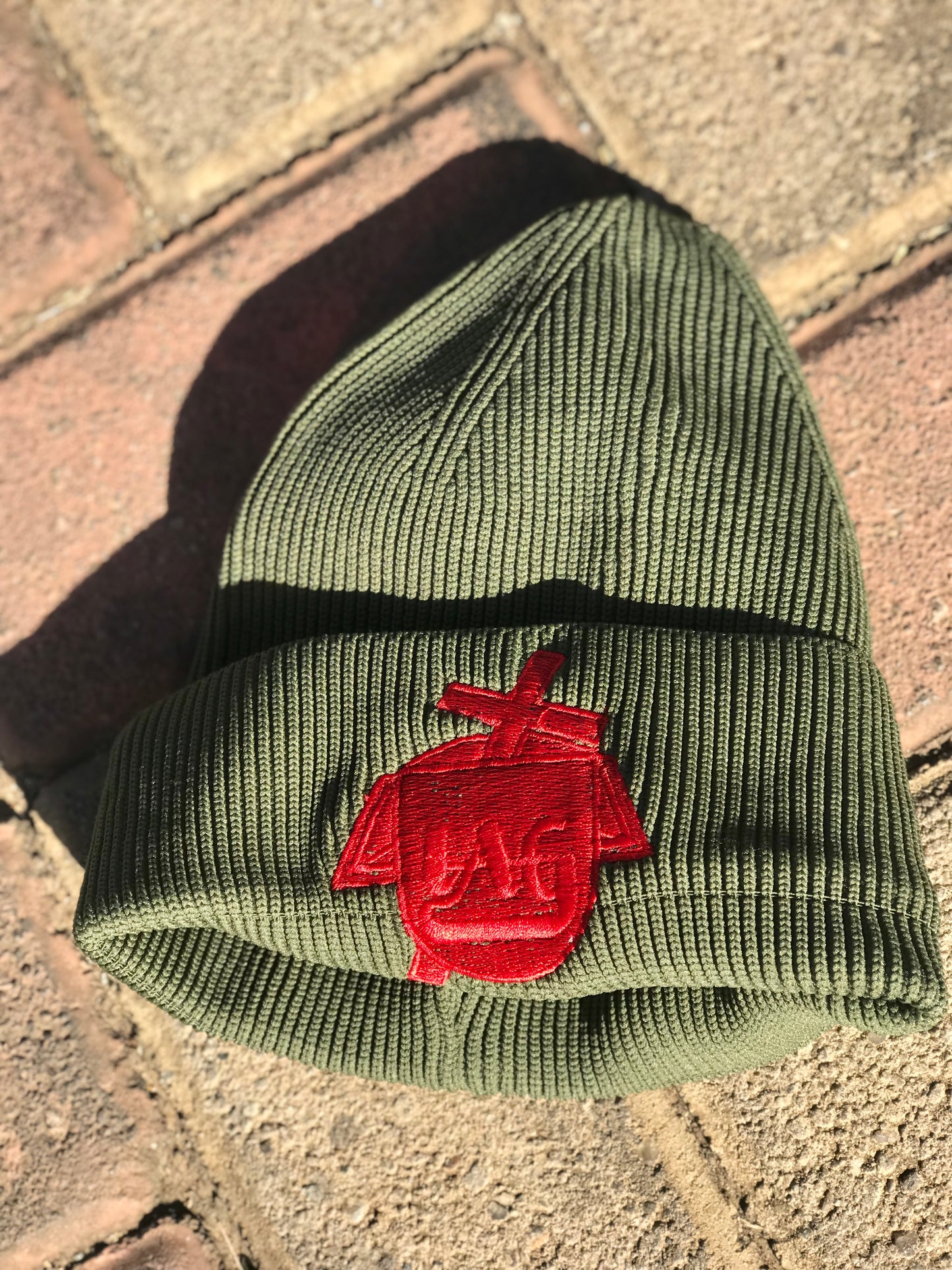 IAG Beanie - Army Green Catch Fire Edition